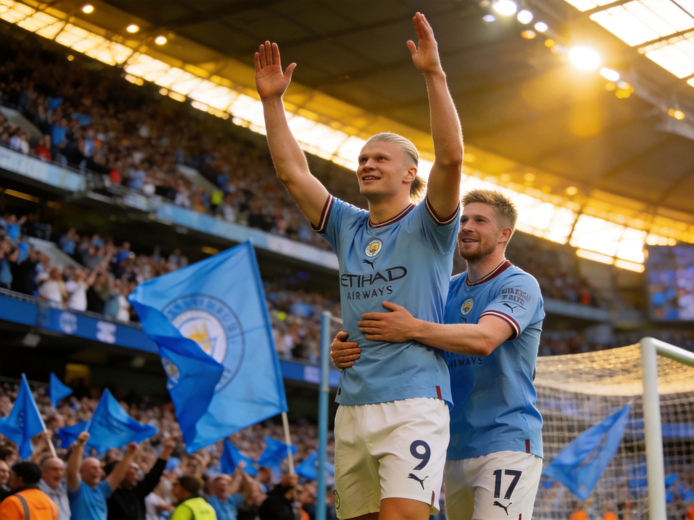 星空体育战报：英超曼城4-0大胜，哈兰德帽子戏法